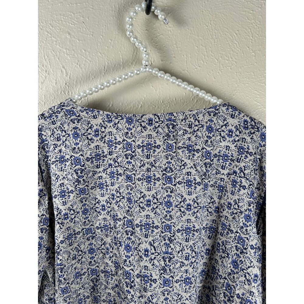 Lucky Brand Blouse Size XXL Long Sleeve Flouncy Cottage Fairy Loose Fit Shirt - Picture 8 of 10